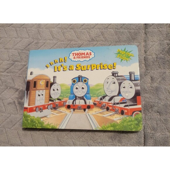 Thomas & Friends: Shhh! It's a Surprise! (Flap Pops) Board Book Vintage 2002 - Picture 1 of 8
